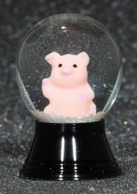 25 P Comicschwein sitzend