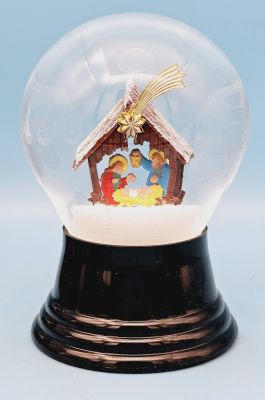 80 P Krippenscene im Stall