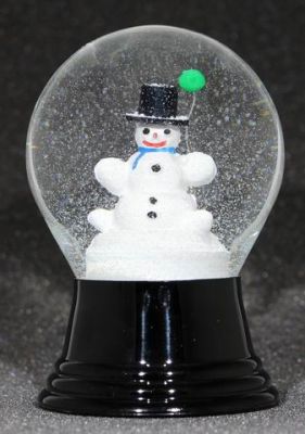 80 P Schneemann mit Ballon