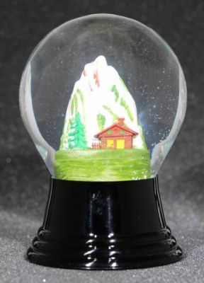 80 P Bergh&#252;tte mit Zaun