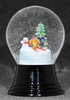 80 P Schifahrer & Schneemann