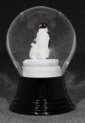 80 P Pinguin Mutter mit Kind