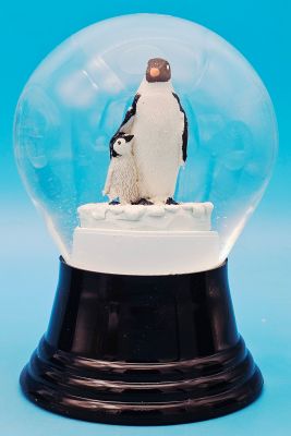 80 P Pinguin Mutter mit Kind