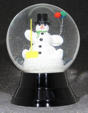 120 P Schneemann mit Ballons