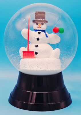 120 P Schneemann mit Ballons