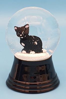 45 P Katze sitzend schwarz